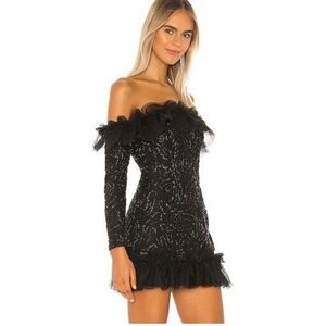 Camilla Coelho Black Lace Suesete Dress